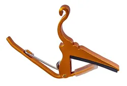 OSP CS-01 Quick Change Capo for Acoustic and Electric Guitars, Gold CLOSEOUT . Easily change keys and play the open...