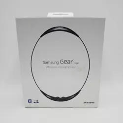 Samsung Gear Circle SM-R130 Black Wireless Headphones and Accessories.
