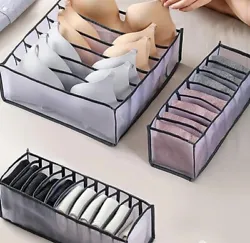 Keep your clothes, underwear, bras, and socks organized with this convenient 2-pack foldable drawer organizer from...