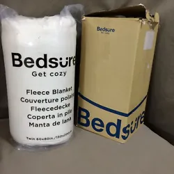 This is a new blanket from Bedsure, still in the shrink wrap.