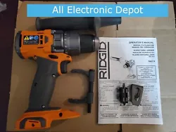 Model: R86114. The RIDGID 18V Brushless 1/2 in. Drill/Driver has up to 800 in. of torque, giving it 20% more power than...