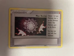 Pokemon Card - Max Revive Trainer 3/8 - Trading Figure Game - LP Rare Unique (B)