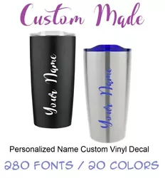 Text Decal Vinyl Lettering Personalized Sticker. Custom Decal Sticker. 1- TEXT ( What Your Decal Will Says)., 1