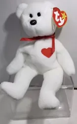 This beanie baby has been in a glass case and never played with in my sisters personal beanie baby collection. The only...