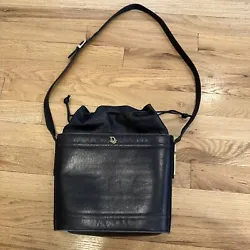 Authentic Christian Dior! The design is unique as it is a shoulder bucket bag. The outside looks pretty great imho but...