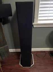 Used Definitive Technology BP9040 Tower Speaker with 8 inch Subwoofer - Black. Speakers are in good condition no tears...