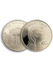 This 1 oz Donald Trump 0.999 Silver Rounds is a great opportunity to add value and status to your portfolio. This...