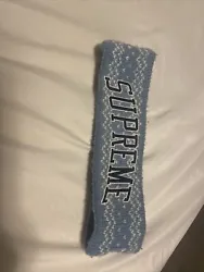 Light Blue Supreme FW17 | New Era Arc Logo Headband Winter.  Bought pre owned I only wore it 3 times
