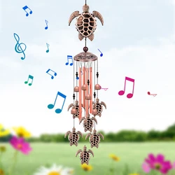 Its also a lovely gift. Pattern Turtle. Application hang it outdoor, indoor, garden, yard, patio ect. 4 Aluminum Tubes...