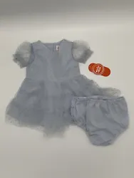 Wonder Nation Girls- Blue Dress- 3-6 Months- Brand New With Tags.