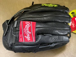 Rawlings RFP120B 12” Softball Glove Left Hand Throw Fast Pitch Black.