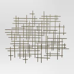 •Decorative wall sculpture makes a welcoming addition to your home decor •Abstract design brings unique modern...