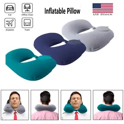 1 x Inflatable Neck Pillow. Ergonomic Design: The neck pillow can effectively support your head 360 degrees around for...