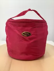 Christian Dior Parfum Tall Lined bag, Pretty Fuchsia Bag Authentic. There is one stain on the top inside bag. Shown in...
