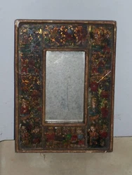 Origine sans doute Perou. Ancien miroir.