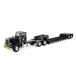 This item is part of the Big Farm line of playable kids toys by TOMY ERTL. The 1/16 scale Peterbilt 367 with Lowboy...