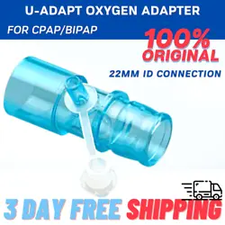 The capped O2 port allows you to seal off the connector when not in use to keep your CPAP system running at full...