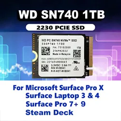 1 x WD 1TB 2230 PC SN740. It is your responsibility to ensure this works with your system. Capacity - 1TB 3D NAND. We...