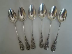 R4149- Num#641#. Six très jolies cuillères. Rc a387748502. Antiquités Brocante Barberis. N’oubliez pas de...