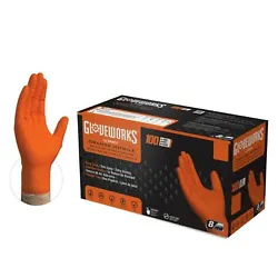 GLOVEWORKS HD 8 Mil Orange Nitrile Industrial Gloves, GWON: Your new favorite disposable glove! What makes Gloveworks...