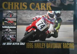 ACTION SHOTS OF CHRIS CARR OR DOUG CHANDLER ONBOARD. A GREAT ADDITION TO YOU GARAGE OR MAN CAVE.