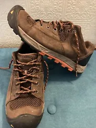 keen hiking shoes womens 9.5 GDC 0213 Brown Suede Orange. Good used condition Tread is in great shape Lace up Women’s...
