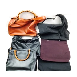 Set of 6 piece of Tote Bag Hand Bag / Nylon Leather / Gucci.