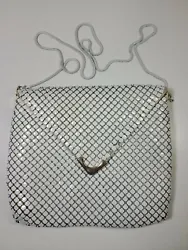 Vintage Metal Mesh Clutch Handbag Purse Magnet Clasp. Brand could possibly be whiting Davis but it does not have a tag....