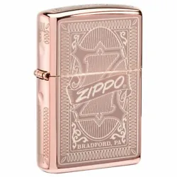 Enclosed in the center of the design is a bold Z with Zippo etched on the script. For optimal performance fill with...