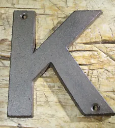 Heres a great cast iron letter. 5