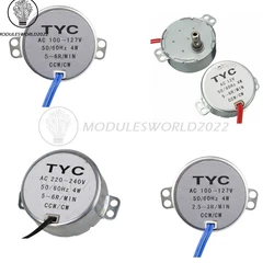 1 x Pro TYC 50 12V 4W 50/60Hz Synchronous Motor 5/6RPM CW CCW Microwave Turntable. This is AC synchr onous motor TYC AC...