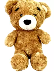 2012 Bearemy with large head. Build a Bear BAB stuffed plush animal teddy bear.