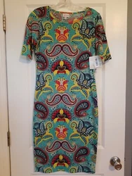 Lularoe julia Xs. Shipped with USPS Priority Mail. Gorgeous unicorn!