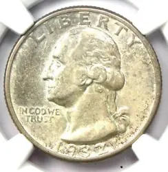 The 1932-D is a rare Key Date Washington Quarter, and this is an appealing piece with strong AU55 detail and luster. An...