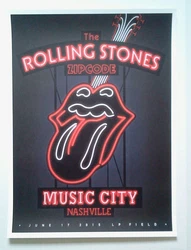 JUNE 17, 2015. Nashville, TN. (with Brad Paisley ). THE ROLLING STONES. ZIP CODE TOUR. Wild Horses. Its Only Rock n...