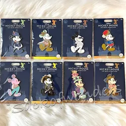 DISNEY MICKEY MOUSE MAIN ATTRACTIONS PINS. DISNEY PRINCESS DESIGNER COLLECTION.