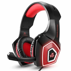 Breathing LED light effect s of the headset well active the atmosphere of your gaming. Super Cool Appearance: Breathing...