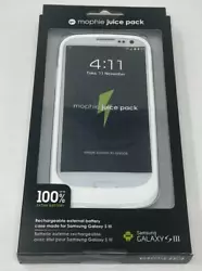 Présentation de lalimentation en déplacement pour votre Samsung Galaxy S III avec le Mophiejuice pack ! Létui à...
