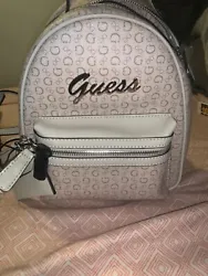 Leather Guess Purse Backpack.