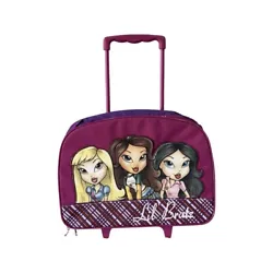 Lil Bratz Rolling Backpack For Girls. ** Perfect trolley size: enough space design, easy to fit daily necessities, no...