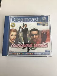 Sega Dreamcast - Confidential Mission complet. Complet boîte et noticeTesté fonctionne okVous achetez ce que vous...