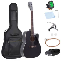 Type: Cutaway Acoustic Guitar. 【Best Choice 】 This right-handed guitar is ideal for beginners and ready to use in...