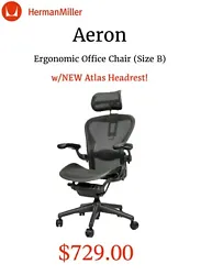 The Aeron by Herman Miller is like no other office chair. It is the most famous chair in the world because it works for...