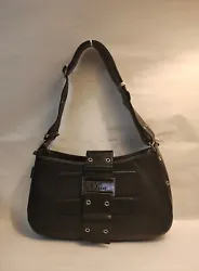 Christian Dior Vintage Street Chic Columbus Black Leather Bag Size Medium. Condition is Pre-owned. Shipped with USPS...