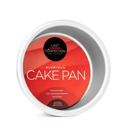 Bake the most decadent cakes with these round cake pans from Last Confection. These aluminum baking pans are every...