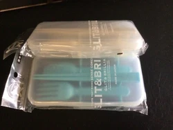 Glit&Brillia, Made in Japan.Portable Travel Camping Cutlery w Chopsticks 2 Sets.