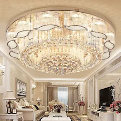 Ceiling Type: Crystal Ceiling Lamp / Chandelier. Shade auxiliary material: Crystal. Shade main material: Crystal. 3...