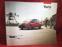 2015 TOYOTA YARIS 14-page Original Sales Brochure.