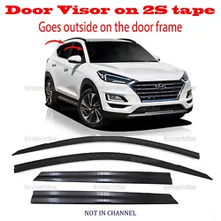 2016 2017 2018 2019 2020 2021. Smoke Door Window Visor Deflector. Hyundai TUCSON. These vent visors are NOT IN CHANEL....