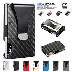Function: RFID Blocking. -Equipped with widened and strengthened rubber string. -Also with money clip for cash. Style:...